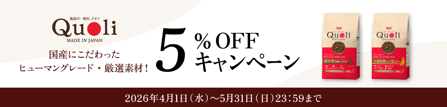 Quoli　5%OFFキャンペーン