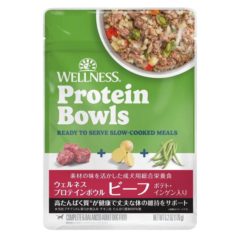 ウェルネス プロテインボウル ビーフ ポテト・インゲン入り 176g