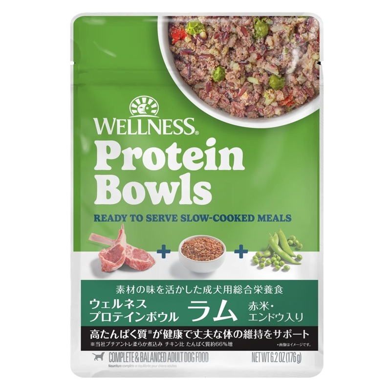 ウェルネス プロテインボウル ラム 赤米・エンドウ入り 176g