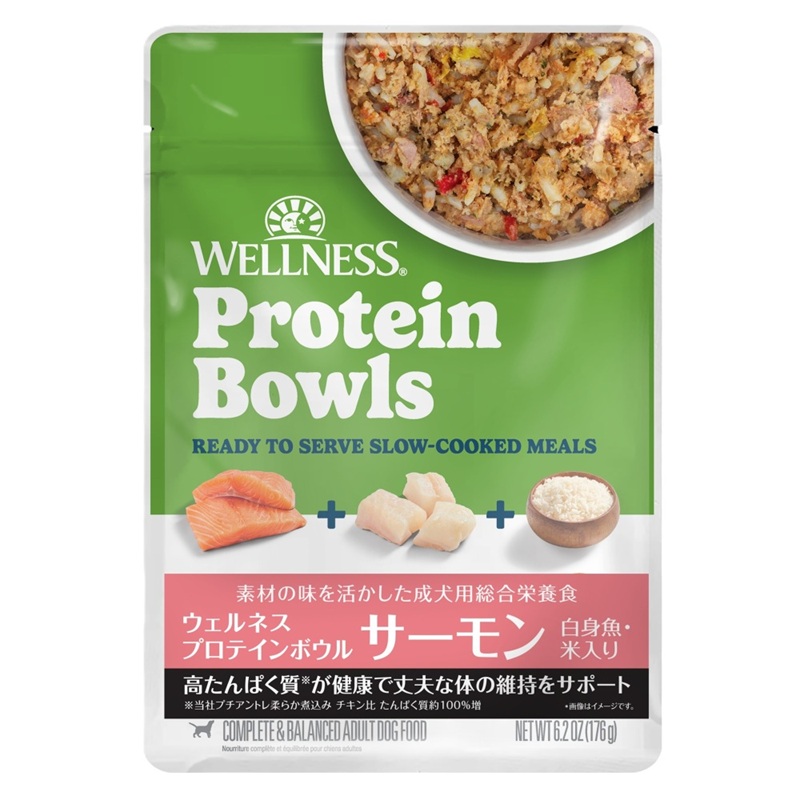 ウェルネス プロテインボウル サーモン 白身魚・米入り 176g