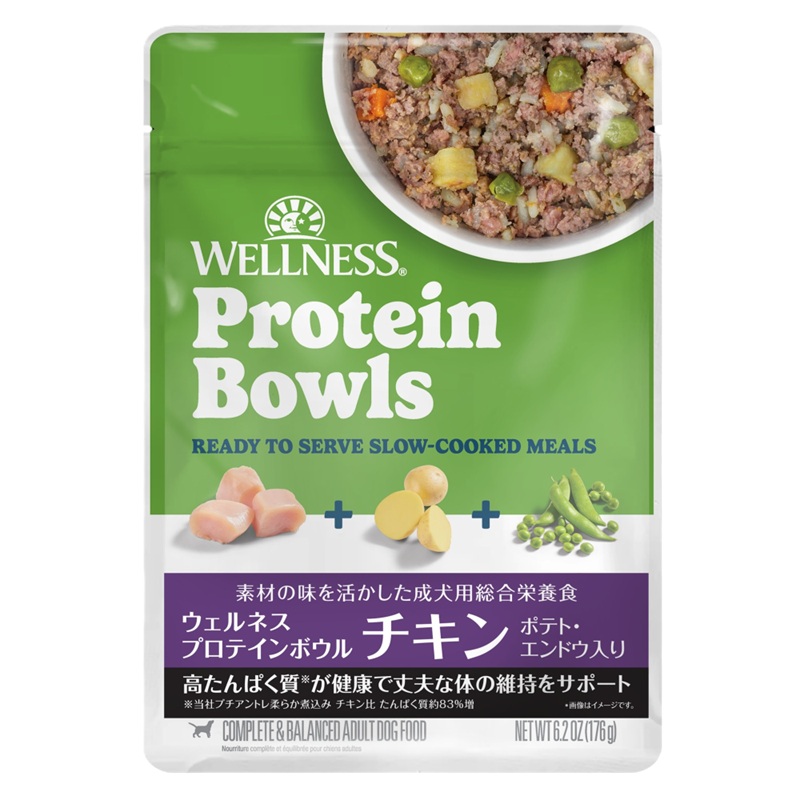 ウェルネス プロテインボウル チキン ポテト・エンドウ入り 176g