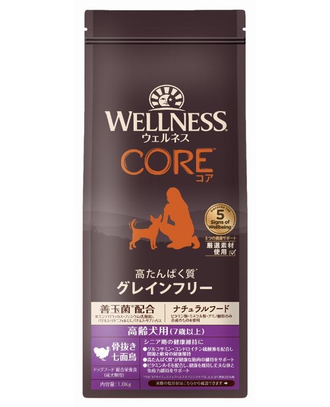 ウェルネスコア 高齢犬用 骨抜き七面鳥 1.8kg