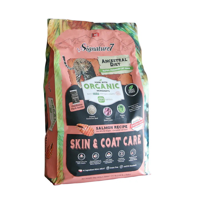 シグネチャー7 アンセストラルダイエット キャット スキン＆コート サーモンレシピ 6kg