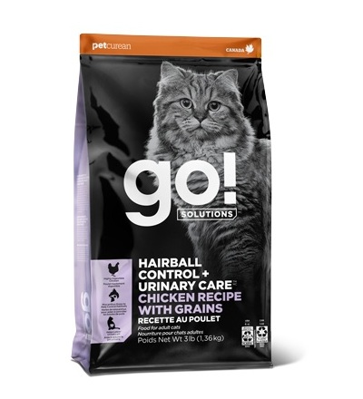 GO! SOLUTIONS 毛玉＋下部尿路ケア キャット フレッシュチキンレシピ 1.36kg