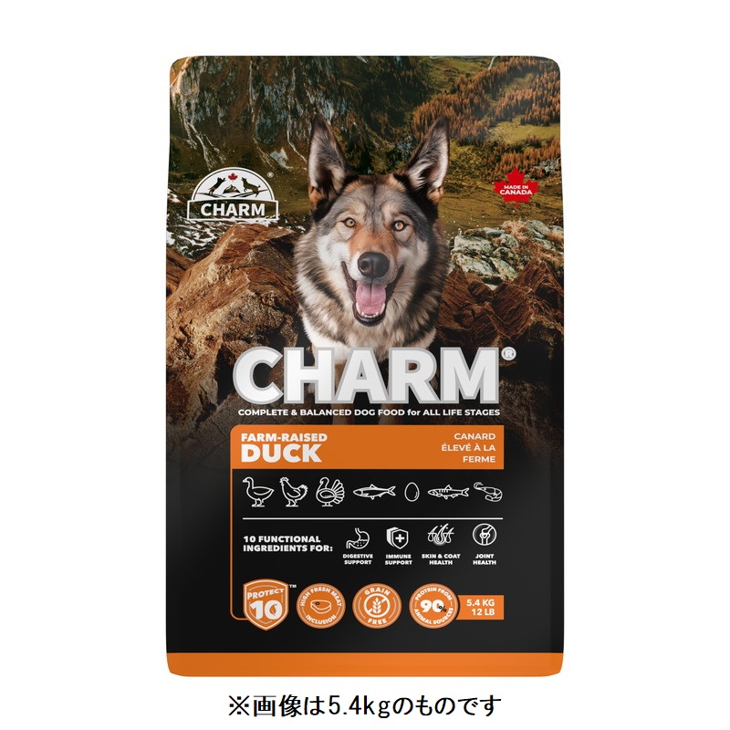 チャーム ファームレイズドダック ドッグフード 340g