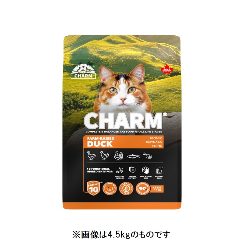 チャーム ファームレイズドダック キャットフード 340g