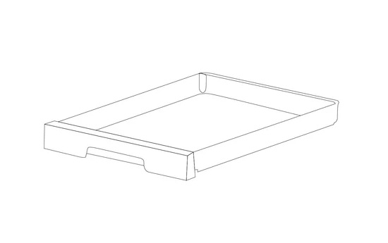 クリアフロント80用部品 引き出しトレイ #73168