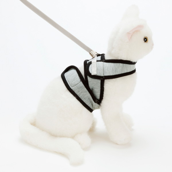 Any cat ハーネス シンプル Mサイズ グレー