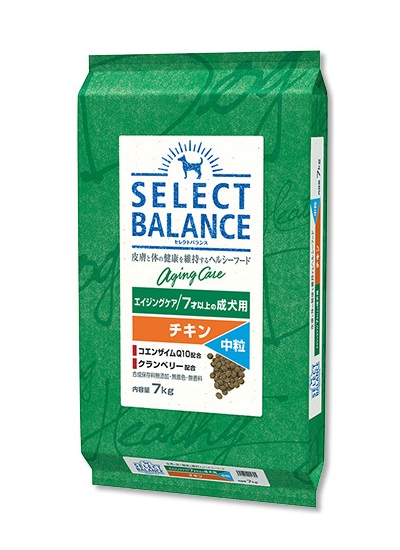 セレクトバランス エイジングケア チキン 中粒 7才以上の成犬用 7kg