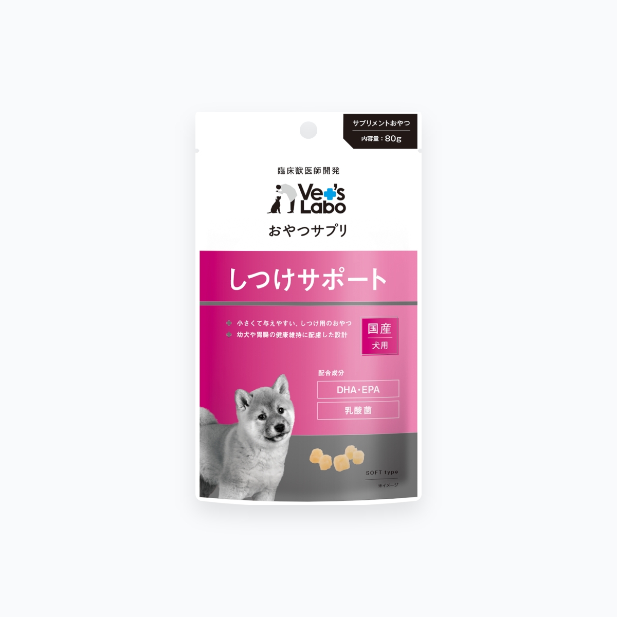 Vet's Labo おやつサプリ 犬用 しつけサポート 80g