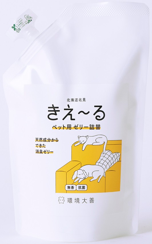 きえーる D ペット用 ゼリータイプ 無香 詰替 480g