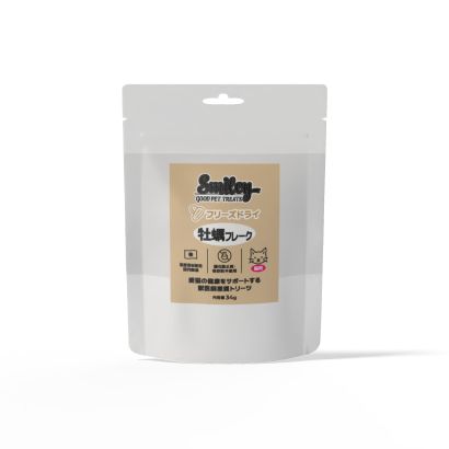 Smiley 猫用フリーズドライ 牡蠣フレーク 34g