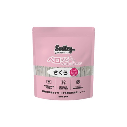 Smiley 猫用 ペロッて さくら 36本入