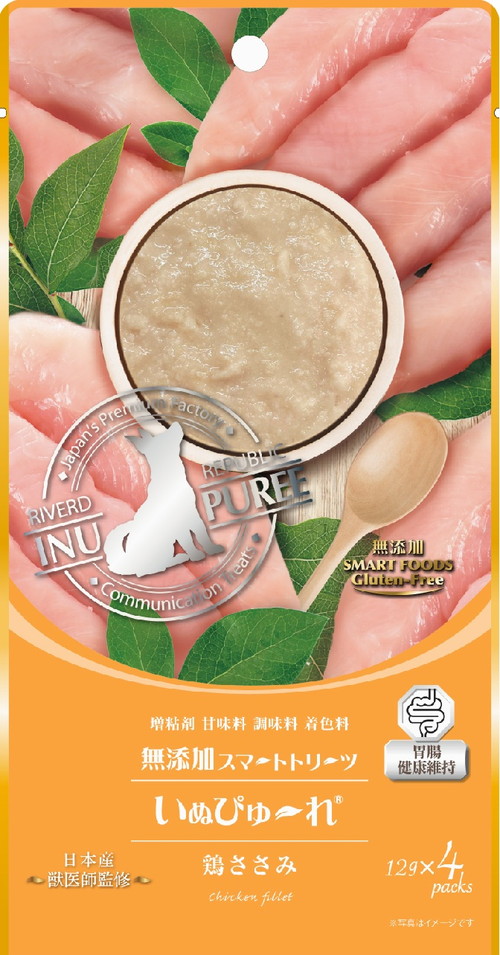 いぬぴゅーれ 無添加スマートトリーツ 胃腸 健康維持 鶏ささみ 12g×4本