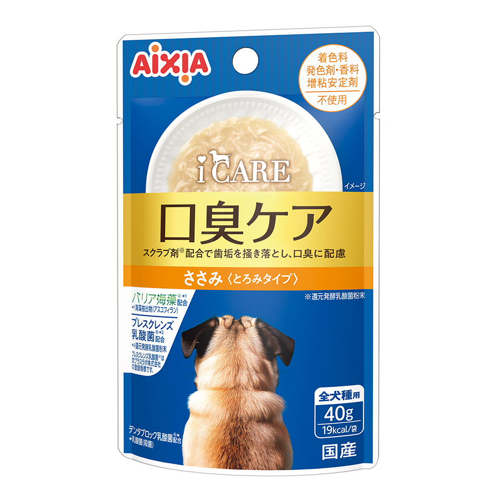 i CARE ドッグ 口臭ケア ささみ とろみタイプ 40g