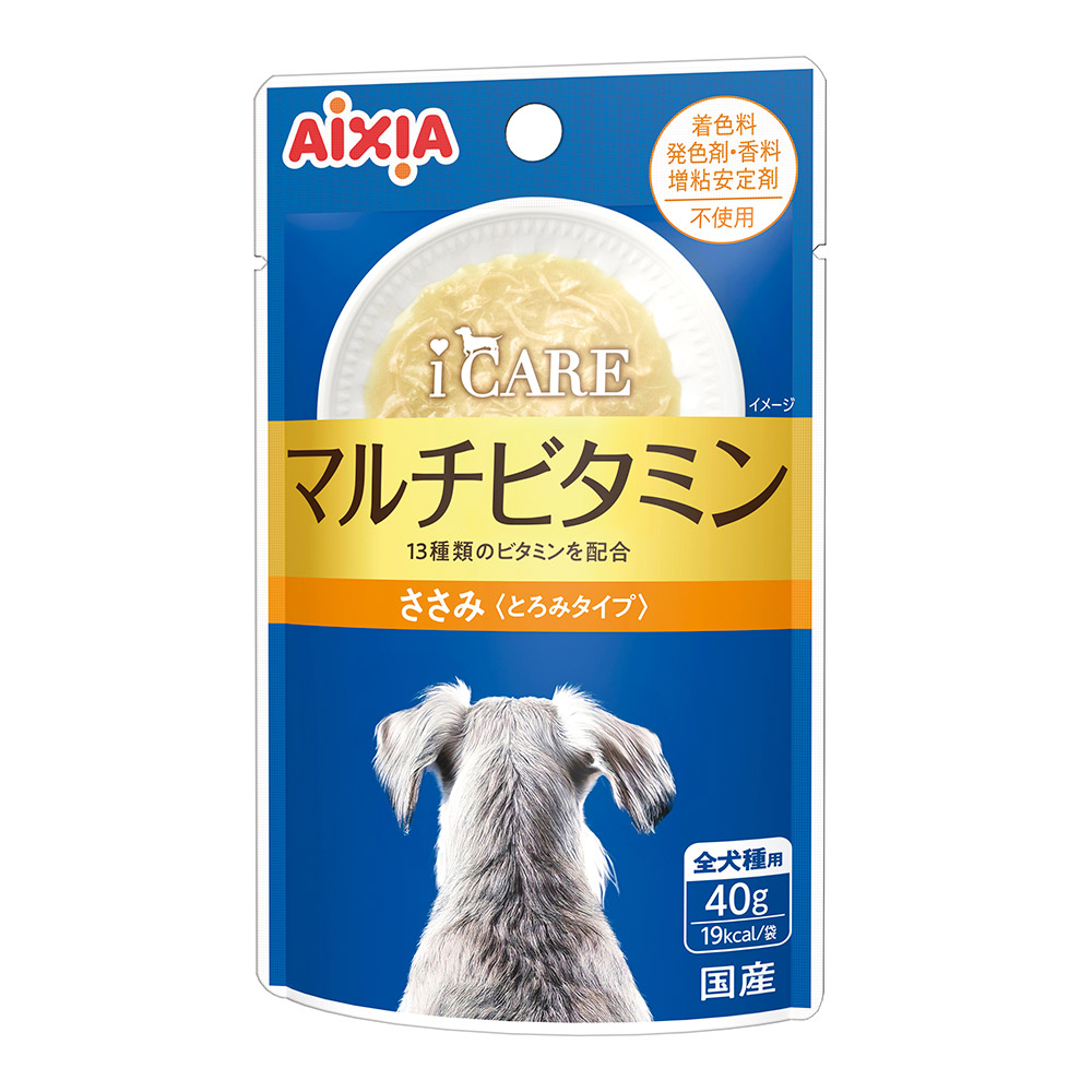 i CARE ドッグ マルチビタミン ささみ とろみタイプ 40g