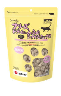 フリーズドライのムネ肉スナギモミックス 猫用 120g