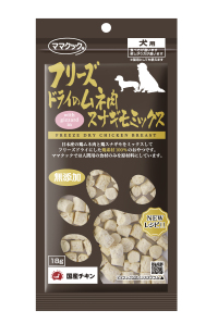 フリーズドライのムネ肉スナギモミックス 犬用 18g