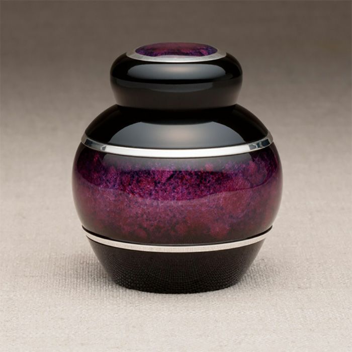 ミニ骨壷 まとう 七宝瑠璃 紫
