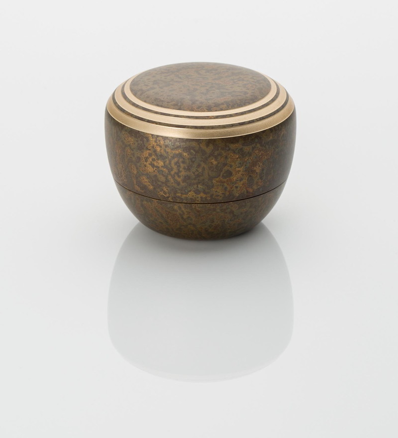 ミニ骨壺 カナタ 茶褐色