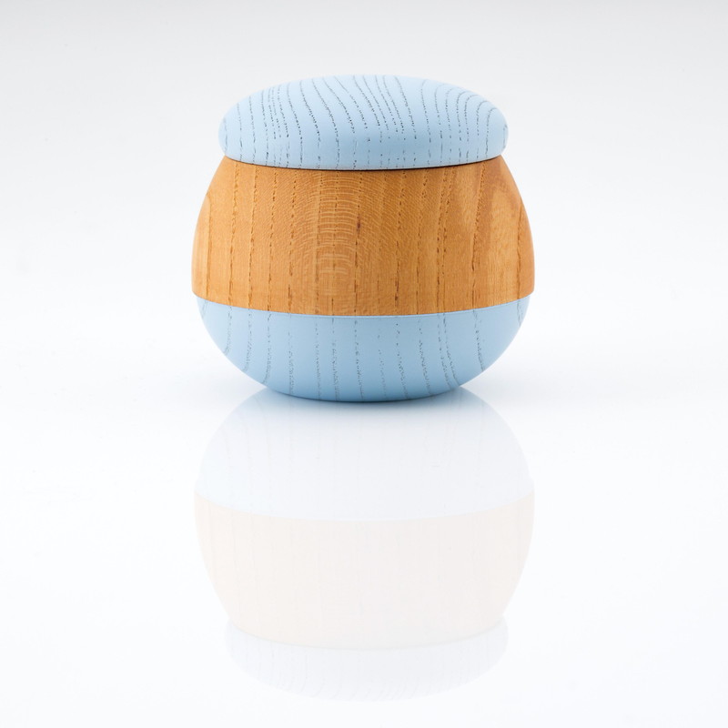 ミニ骨壺 ころん スカイブルー
