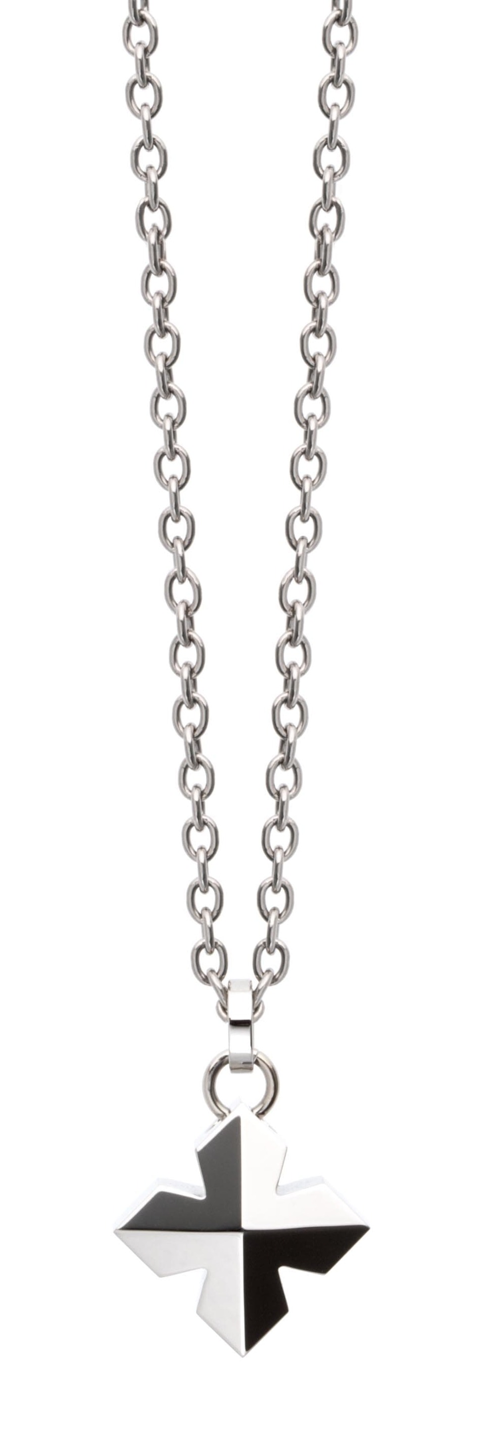 遺骨ペンダント スタッドクロス プレーン ステンレス316L メンズ