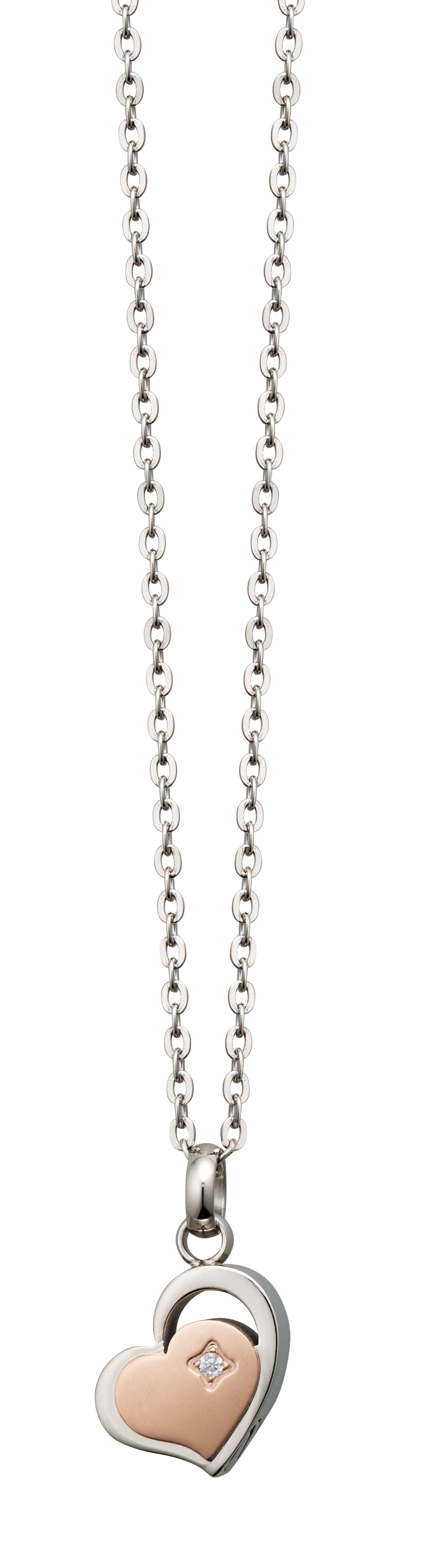 遺骨ペンダント チタン クオーレ ローズ レディース