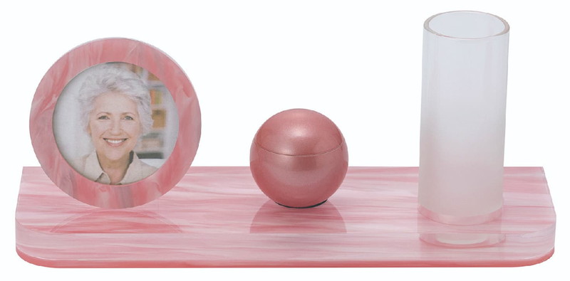 ミニ骨壷 パルフェ フレアピンク