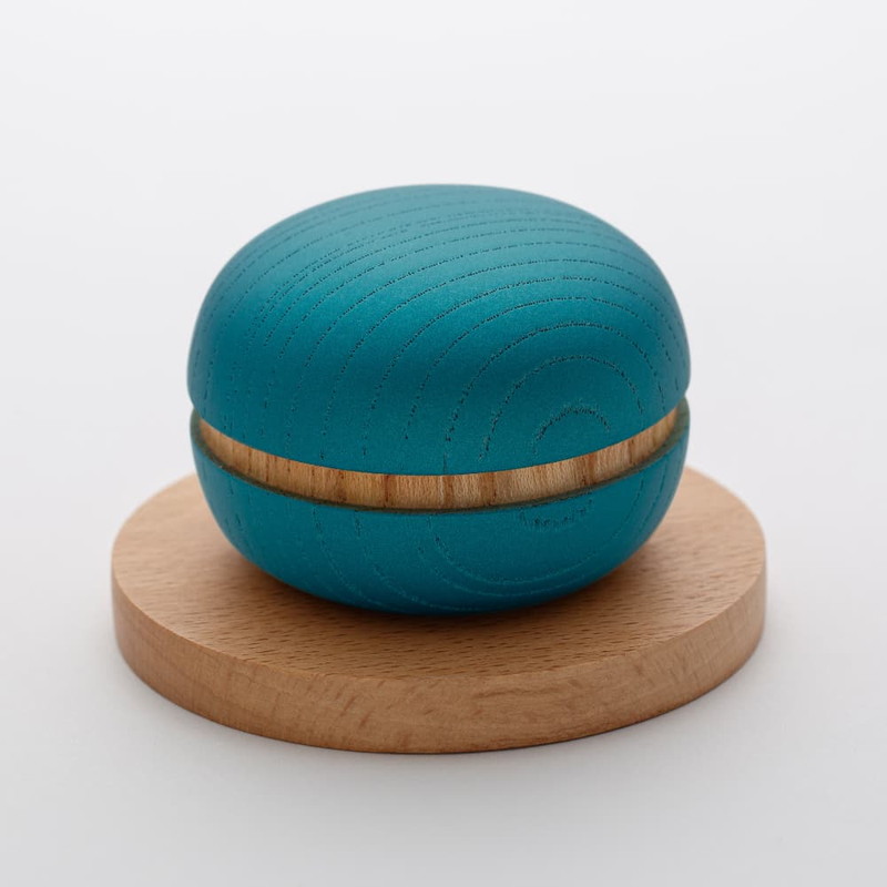 ミニ骨壷 きらら ピーコックグリーン