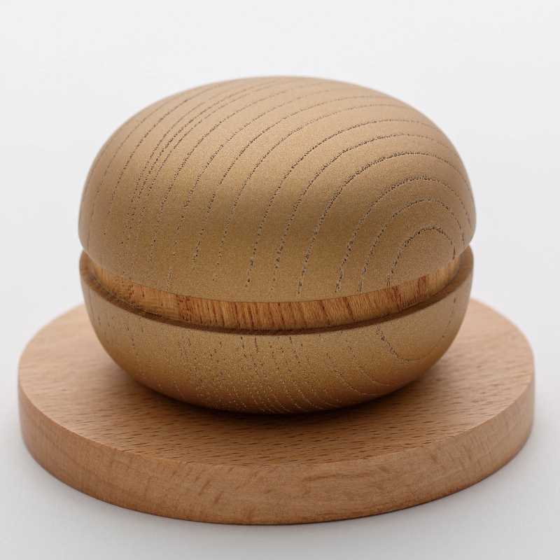 ミニ骨壷 きらら シャンパンゴールド