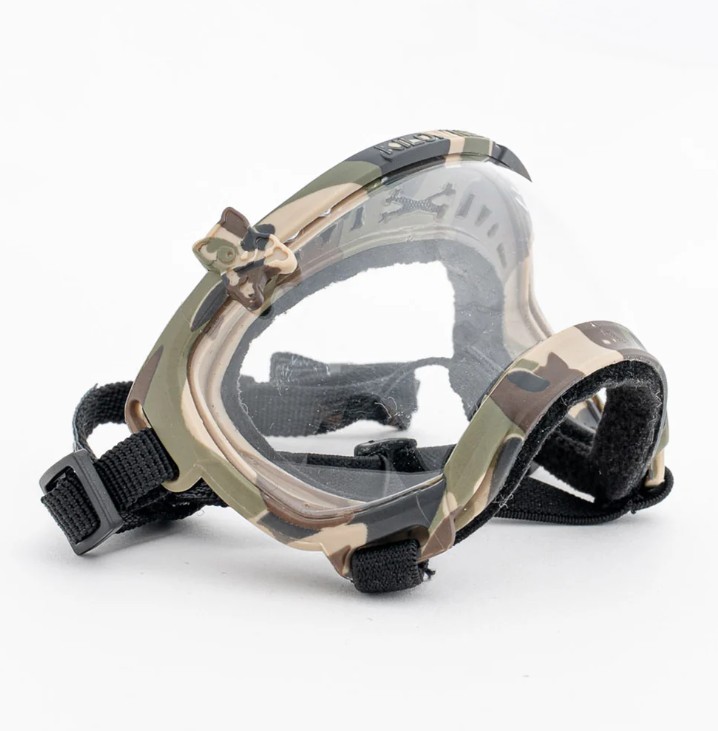 KLONINER/キロナイナー 小型犬ゴーグル シグネチャー・ゴーグル/Signature Goggles 【サイズ：3X-2X 3カラー展開】ウッドランドカモXXS
