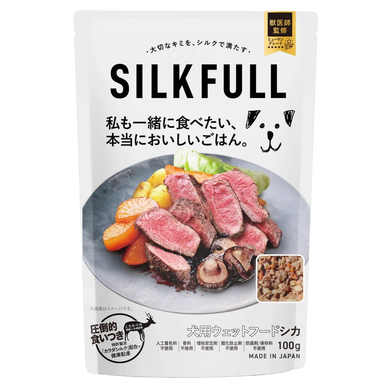 SILKFULL 犬用ウェットフード シカ味 100g