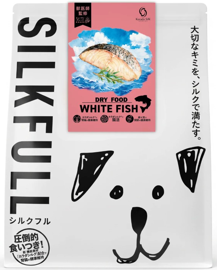 SILKFULL 犬用ドライフード 白身魚味 800g