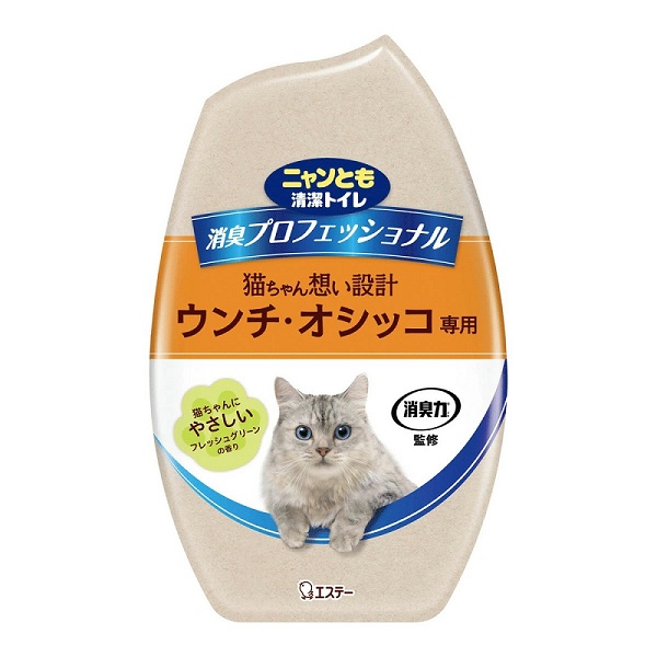 ニャンとも清潔トイレ 消臭プロフェッショナル 置き型 フレッシュグリーンの香り 400ml