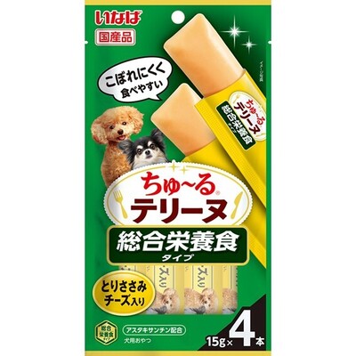 ちゅーるテリーヌ 総合栄養食タイプ とりささみ チーズ入り 15g×4P