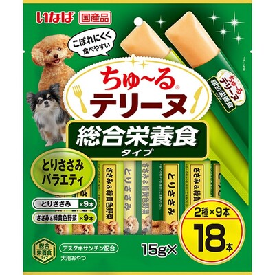 ちゅーるテリーヌ 総合栄養食タイプ とりささみバラエティ 15g×18P