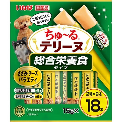 ちゅーるテリーヌ 総合栄養食タイプ ささみ・チーズバラエティ 15g×18P