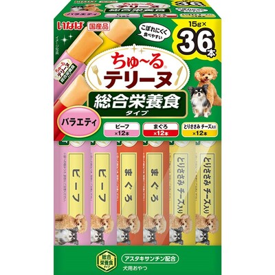 ちゅーるテリーヌ 総合栄養食タイプ バラエティ 15g×36P