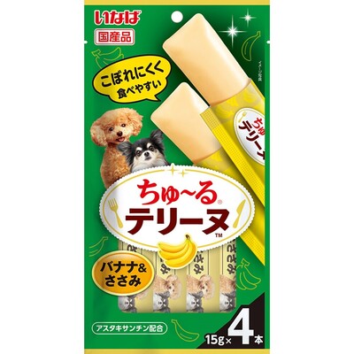 ちゅーるテリーヌ バナナ＆ささみ 15g×4P