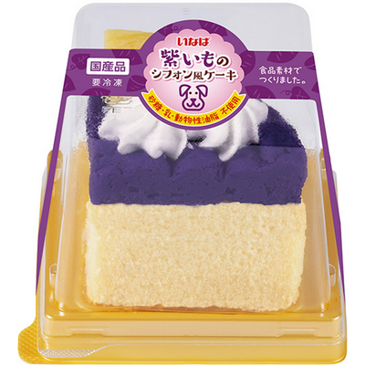 【注文単位6個】【冷凍】 ケーキ 紫いもシフォンケーキ