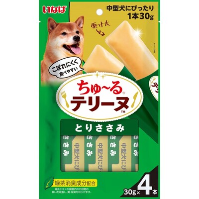 ちゅーるテリーヌ 中型犬用 とりささみ 30g×4P