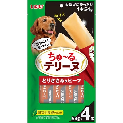 ちゅーるテリーヌ 大型犬用 とりささみ＆ビーフ 54g×4P