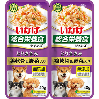 ツインズ とりささみ 鶏軟骨＆野菜入り 80g