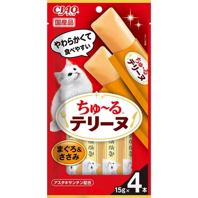 CIAO ちゅーるテリーヌ まぐろ＆ささみ 15g×4P