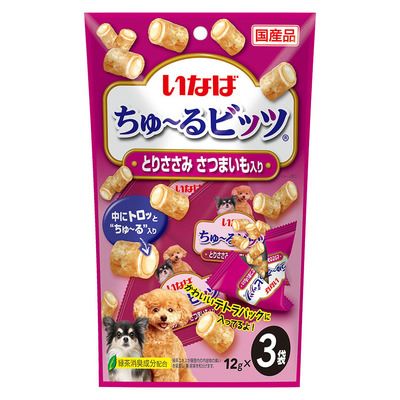 いなば ちゅーるビッツ とりささみ さつまいも入り 12g×3P