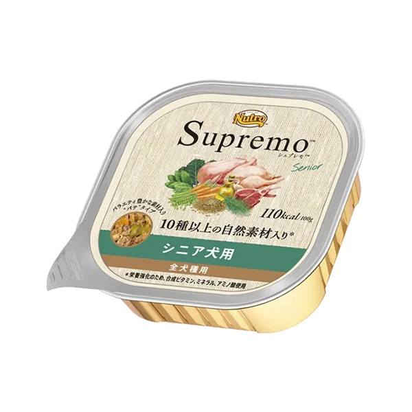 【ブリーダー】ニュートロ シュプレモ シニア犬用 トレイ 100g×96個