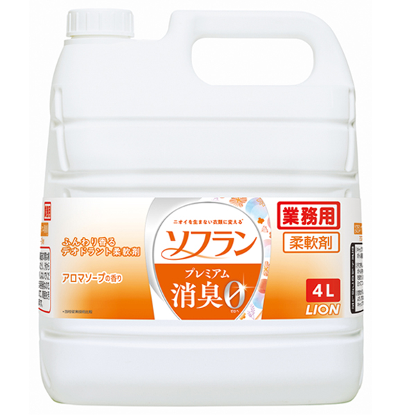 ライオン ソフラン プレミアム 消臭 アロマソープの香り 4L