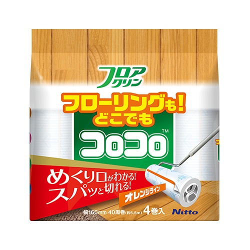 スペアテープ コロコロ フロアクリン スカットカット 40周 4巻入