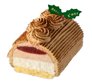 クリスマスケーキ ブッシュドノエル