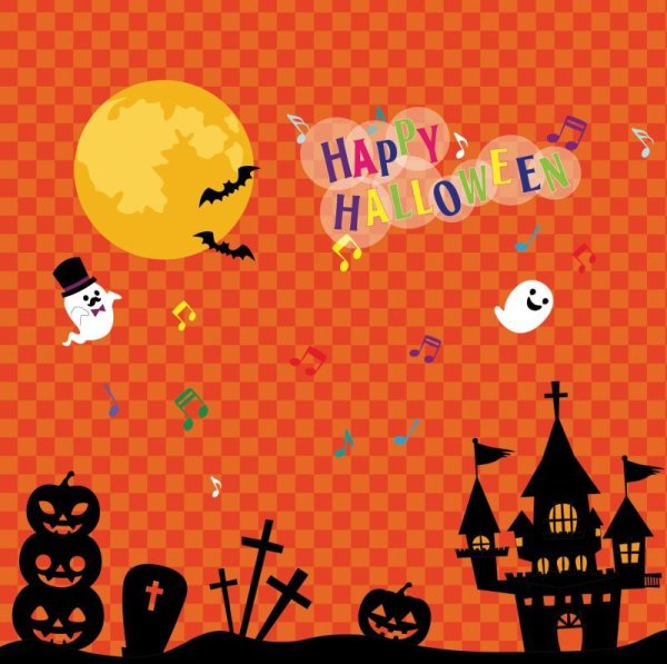 【取扱い終了予定・在庫限り】HA-7 フォトグラフィーシート オレンジハロウィン